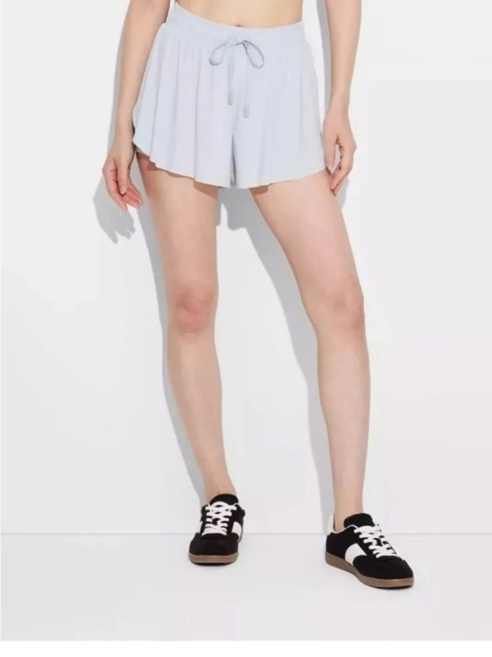 JoyLab Light Gray Drawstring Athletic Shorts